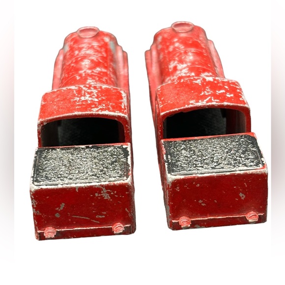 Vintage Crescent Red Train? Lot of 2 Made In England - Picture 5 of 10